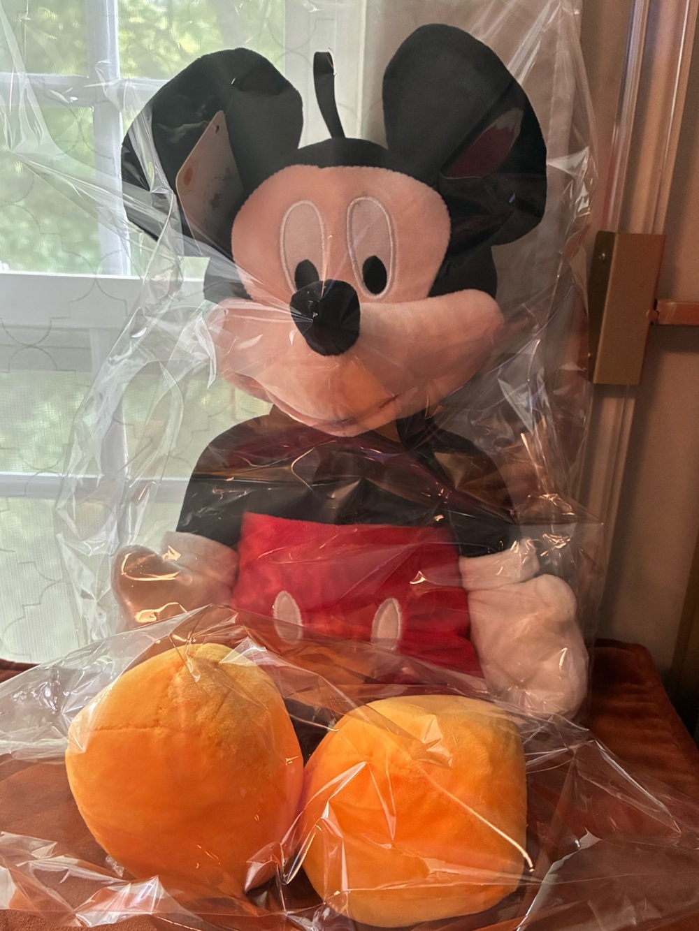 Classic Mickey Mouse Plush - Black, Red, Peach, Yellow